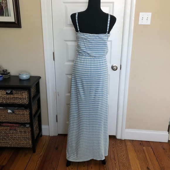 Light blue striped Splendid maxi dress - Picture 2 of 3